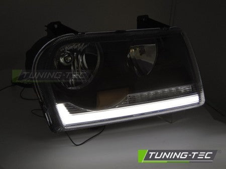 Fari Anteriori CHRYSLER 300 05-08 TUBE LIGHT BLACK