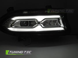 Fari Anteriori Full Led CHROME per DODGE CHARGER 14-23