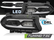 Carica l&#39;immagine nel visualizzatore di Gallery, Fari Anteriori Full Led BLACK per DODGE CHARGER 14-23