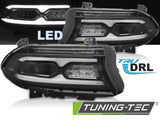 Fari Anteriori Full Led BLACK per DODGE CHARGER 14-23