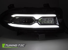 Fari Anteriori Full Led BLACK per DODGE CHARGER 14-23