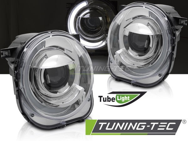 Fari Anteriori JEEP RENEGADE 14- TUBE LIGHT CHROME
