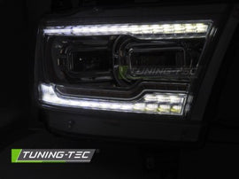 Fari Anteriori Full Led CHROME per DODGE RAM 19-22