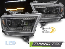 Carica l&#39;immagine nel visualizzatore di Gallery, Fari Anteriori Full Led BLACK per DODGE RAM 19-22