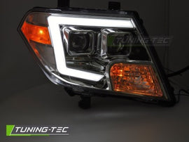 Fari Anteriori NISSAN FRONTIER 10-14 TUBE LIGHTS CHROME