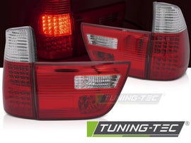 Fanali Posteriori a Led RED WHITE per BMW X5 E53 09.99-10.03