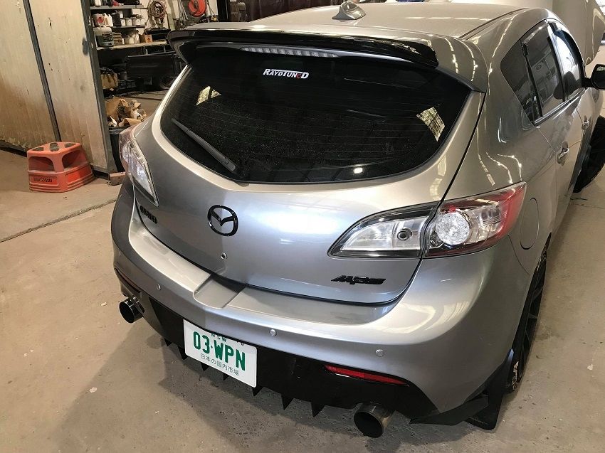 Spoiler Posteriore Add-on SK-Import Mazda 3 BL Facelift ABS - foto 3