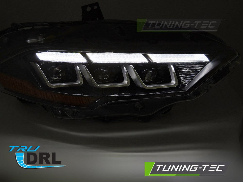 Fari Anteriori Neri per Ford Mustang (Mk6 Facelift) 2018-2021