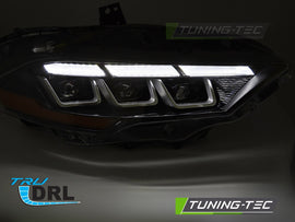Fari Anteriori Neri per Ford Mustang (Mk6 Facelift) 2018-2021