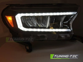Fari Anteriori LED BLACK per FORD RANGER V 16-22