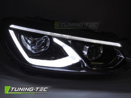 Fari Anteriori Full Led BLACK per VW GOLF MK6 08-13