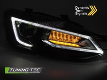 Carica l&#39;immagine nel visualizzatore di Gallery, Fari Anteriori BLACK LED per VW POLO 6R 6C MK5 9-17
