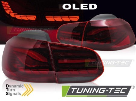 Fanali Posteriori a Led RED LED OLED per VW GOLF MK6 08-13