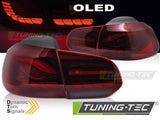 Fanali Posteriori a Led RED LED OLED per VW GOLF MK6 08-13