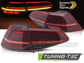 Fanali Posteriori a Led RED LED Sequenziali per VW GOLF MK7 13-19