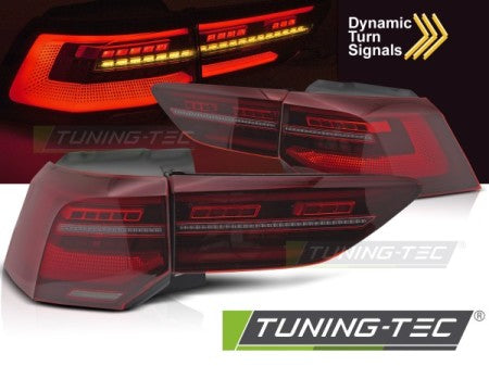 Fanali Posteriori a Led RED LED Sequenziali per VW GOLF MK8 19-24