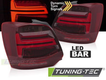 Carica l&#39;immagine nel visualizzatore di Gallery, Fanali Posteriori a Led RED LED BAR per VW POLO 6R 6C MK5 09-17