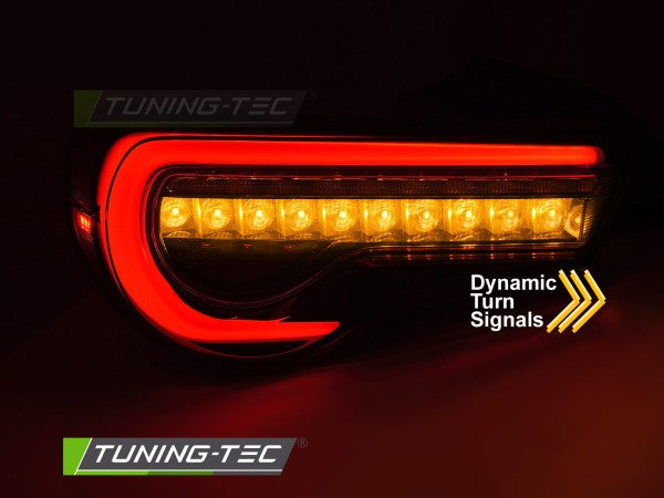 Fanali Posteriori TOYOTA GT86 12-21 LED BAR RED