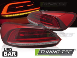 Fanali Posteriori LED BAR RED per VW SCIROCCO MK3 08-14
