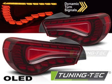 Carica l&#39;immagine nel visualizzatore di Gallery, Fanali Posteriori TOYOTA GT86 12-21 OLED RED