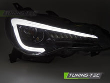 Carica l&#39;immagine nel visualizzatore di Gallery, Fari Anteriori TOYOTA GT86 12-21 BLACK TUBE LED
