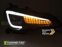 Carica l&#39;immagine nel visualizzatore di Gallery, Fari Anteriori TOYOTA GT86 12-21 BLACK TUBE LED