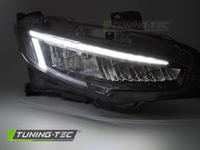 Carica l&#39;immagine nel visualizzatore di Gallery, Fari Anteriori Full Led BLACK per HONDA CIVIC 10 X 16-21