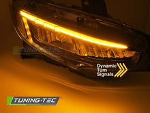 Carica l&#39;immagine nel visualizzatore di Gallery, Fari Anteriori Full Led BLACK per HONDA CIVIC 10 X 16-21