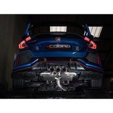 Carica l'immagine nel visualizzatore di Gallery, Cobra Sport Scarico sportivo Cat Back per Honda Civic Type R FK8 (UK Model)