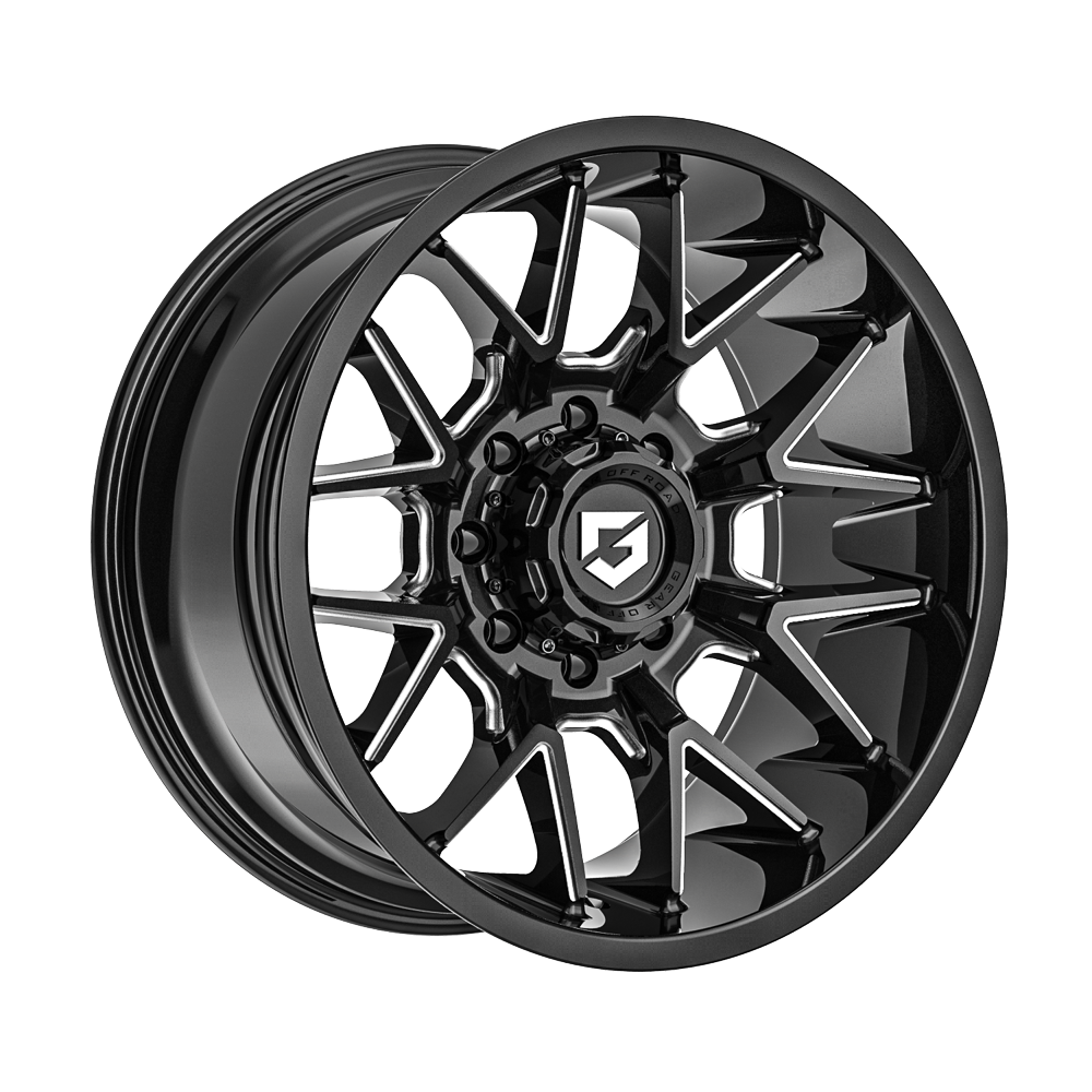 Cerchio in Lega Fondmetal -Gear Off Road- GEAR OFF ROAD 768 PRIMACY (GEAR OFF ROAD) 20x9 ET18 8x170 GLOSSY BLACK MILLED