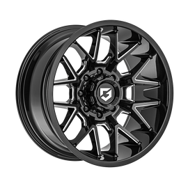Cerchio in Lega Fondmetal -Gear Off Road- GEAR OFF ROAD 768 PRIMACY (GEAR OFF ROAD) 20x9 ET18 8x170 GLOSSY BLACK MILLED