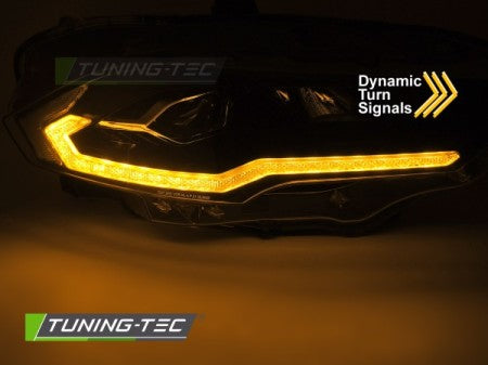 Fari Anteriori LED BLACK per FORD MUSTANG 18-21