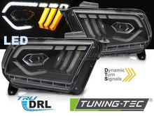 Carica l&#39;immagine nel visualizzatore di Gallery, Fari Anteriori LED BLACK DRL per FORD MUSTANG 10-13