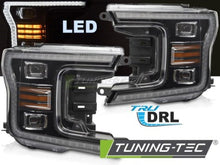 Carica l&#39;immagine nel visualizzatore di Gallery, Fari Anteriori LED BLACK DRL per FORD F150 MK13 17-20