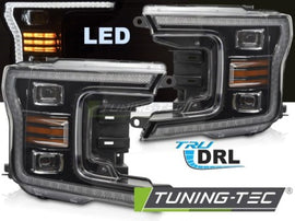 Fari Anteriori LED BLACK DRL per FORD F150 MK13 17-20