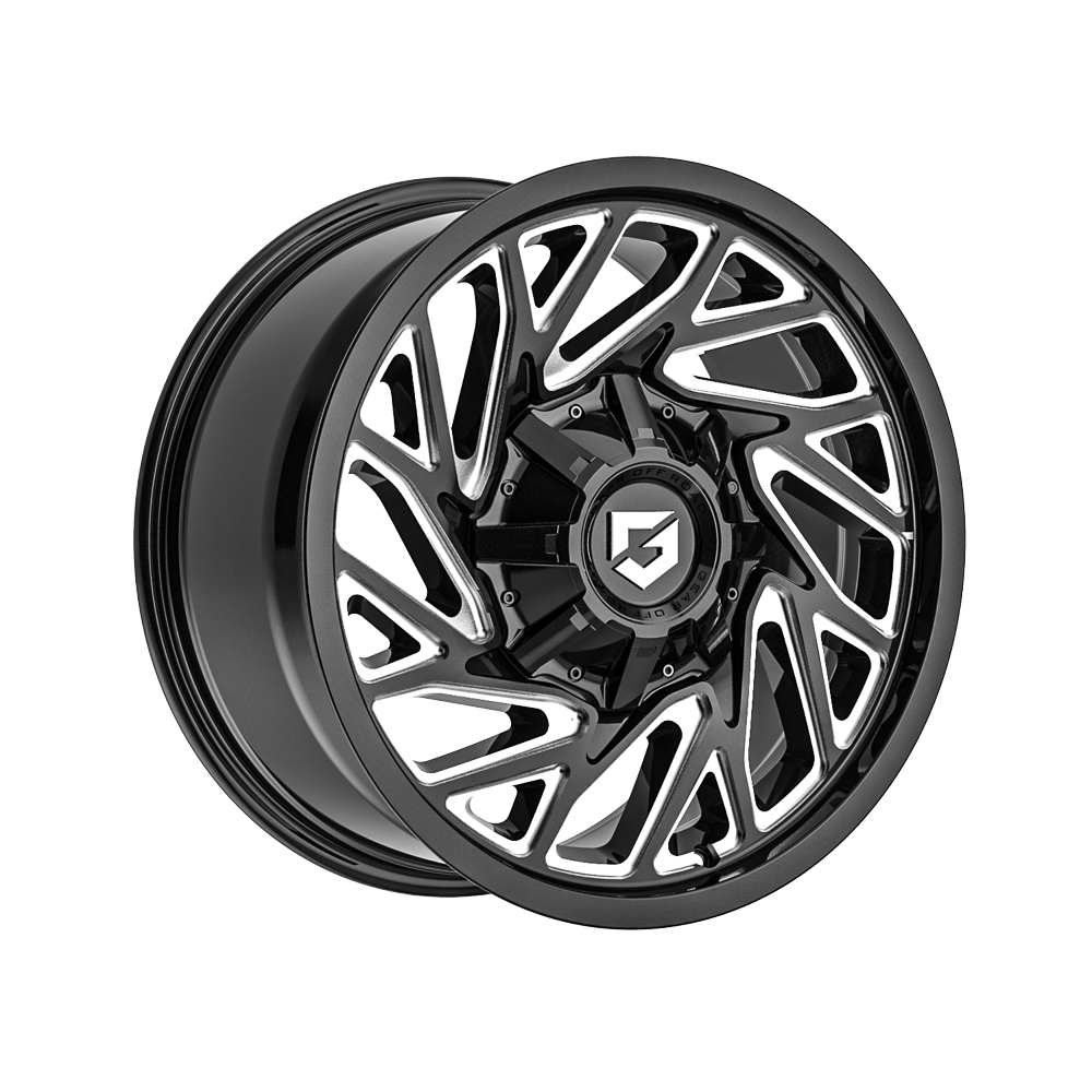 Cerchio in Lega Fondmetal -Gear Off Road- GEAR OFF ROAD 769 SEQUENCE (GEAR OFF ROAD) 18x9 ET0 5x114.3/127 GLOSSY BLACK MILLED