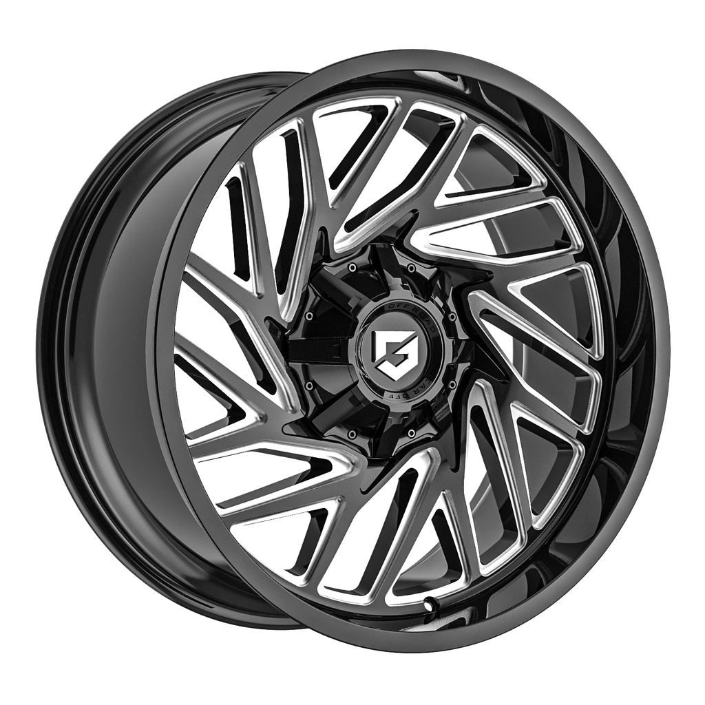 Cerchio in Lega Fondmetal -Gear Off Road- GEAR OFF ROAD 769 SEQUENCE (GEAR OFF ROAD) 22x10 ET-19 8x165.1/170 GLOSSY BLACK MILLED