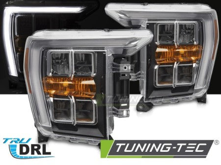 Fari Anteriori BLACK DRL per FORD F150 MK14 20-23