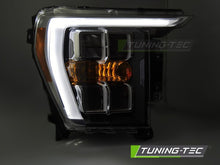 Carica l&#39;immagine nel visualizzatore di Gallery, Fari Anteriori BLACK DRL per FORD F150 MK14 20-23