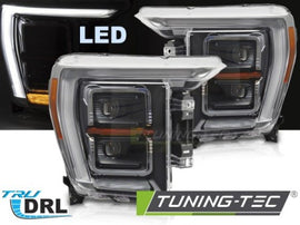 Fari Anteriori LED BLACK DRL per FORD F150 MK14 20-23