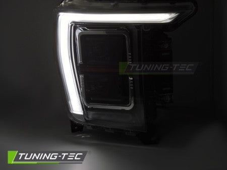 Fari Anteriori LED BLACK DRL per FORD F150 MK14 20-23
