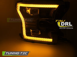 Fari Anteriori LED BLACK per FORD F150 MK13 14-17