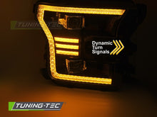 Carica l&#39;immagine nel visualizzatore di Gallery, Fari Anteriori LED BLACK per FORD F150 MK13 14-17