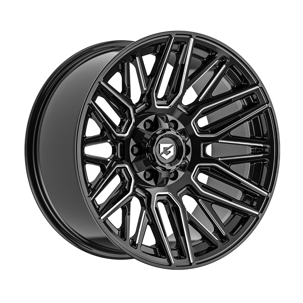 Cerchio in Lega Fondmetal -Gear Off Road- GEAR OFF ROAD 770 EDGE (GEAR OFF ROAD) 20x10 ET-19 6x135/139.7 GLOSSY BLACK MILLED