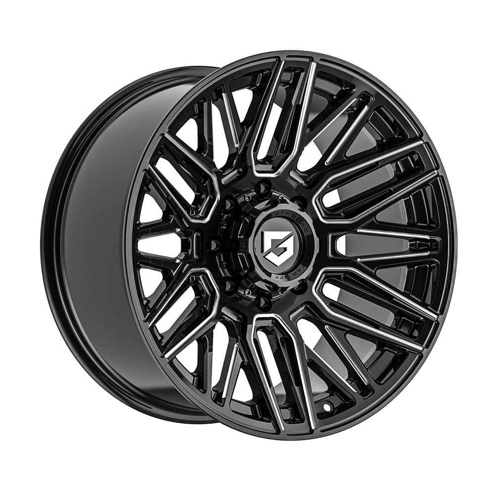 Cerchio in Lega Fondmetal -Gear Off Road- GEAR OFF ROAD 770 EDGE (GEAR OFF ROAD) 20x9 ET18 8x180 GLOSSY BLACK MILLED