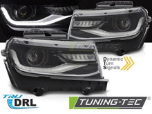 Load image into Gallery viewer, Fari Anteriori CHEVROLET CAMARO 13-15 TUBE LED BLACK