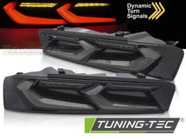 Fanali Posteriori a Led SMOKE BLACK per CHEVROLET CAMARO 16-18