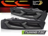 Fanali Posteriori a Led SMOKE BLACK per CHEVROLET CAMARO 16-18
