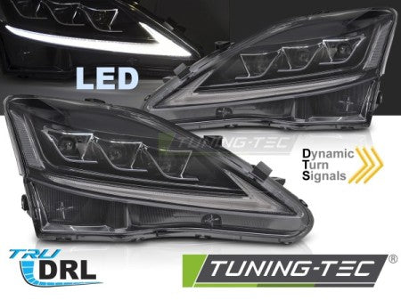 Fari Anteriori Full Led LEXUS IS 06-13 LED BLACK