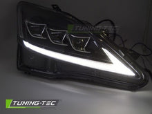 Carica l&#39;immagine nel visualizzatore di Gallery, Fari Anteriori Full Led LEXUS IS 06-13 LED BLACK
